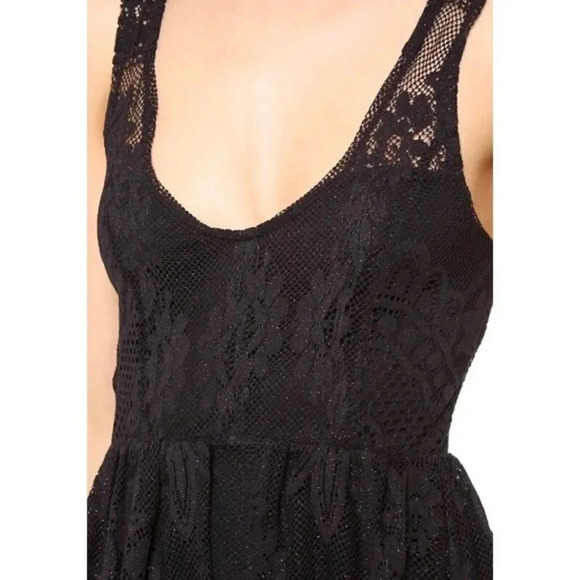 Free People Kristal Lace Salinas Foil Print Dress - Picture 5 of 10